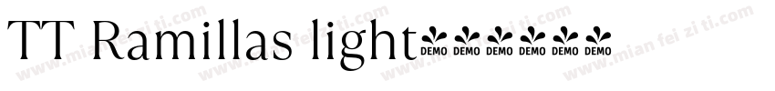 TT Ramillas light字体转换